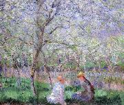 Claude Monet Springtime oil painting artist